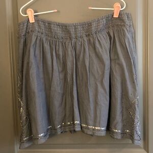 American Eagle Bead & Sequin Detailed Skirt